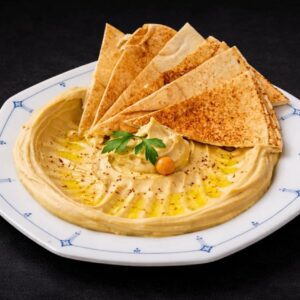 Hummus mit Olivenol(vegetarisch)