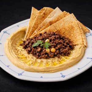 Hummus mit Hackfleisch